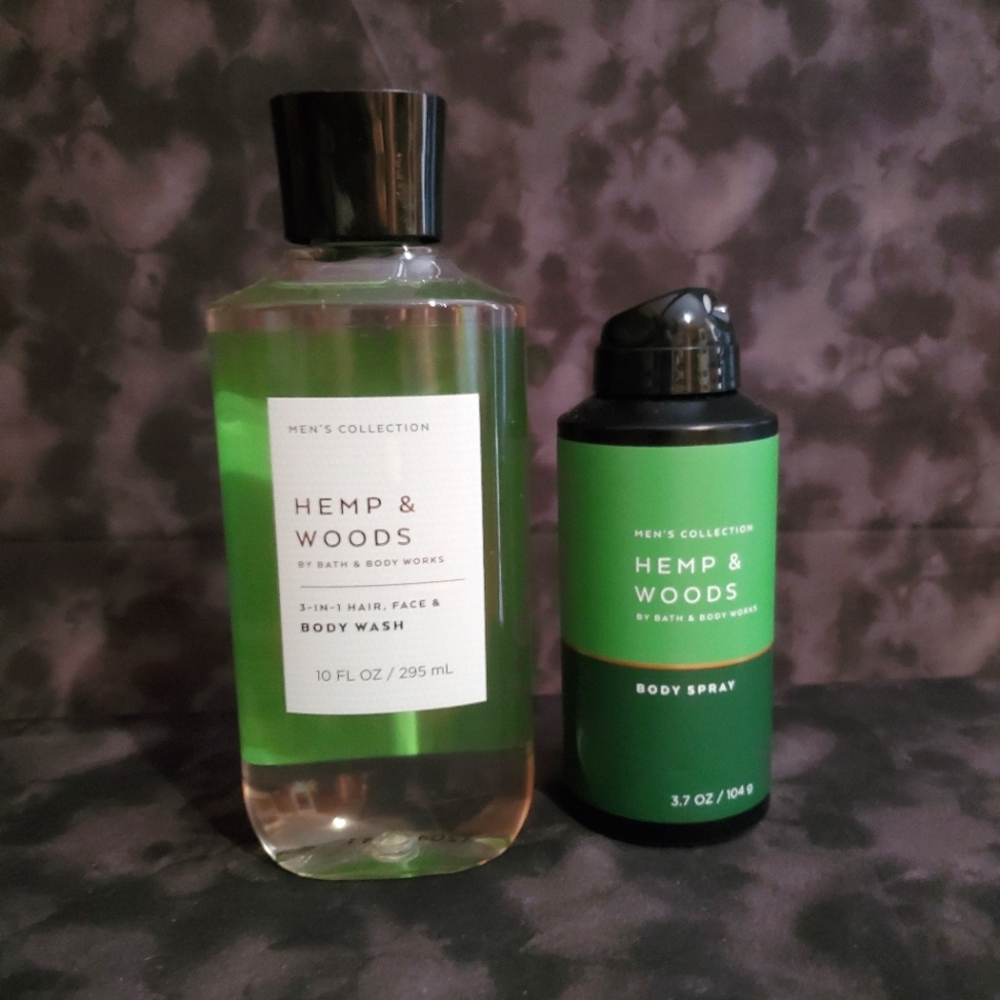BBW Men's collection bodywash and body spray